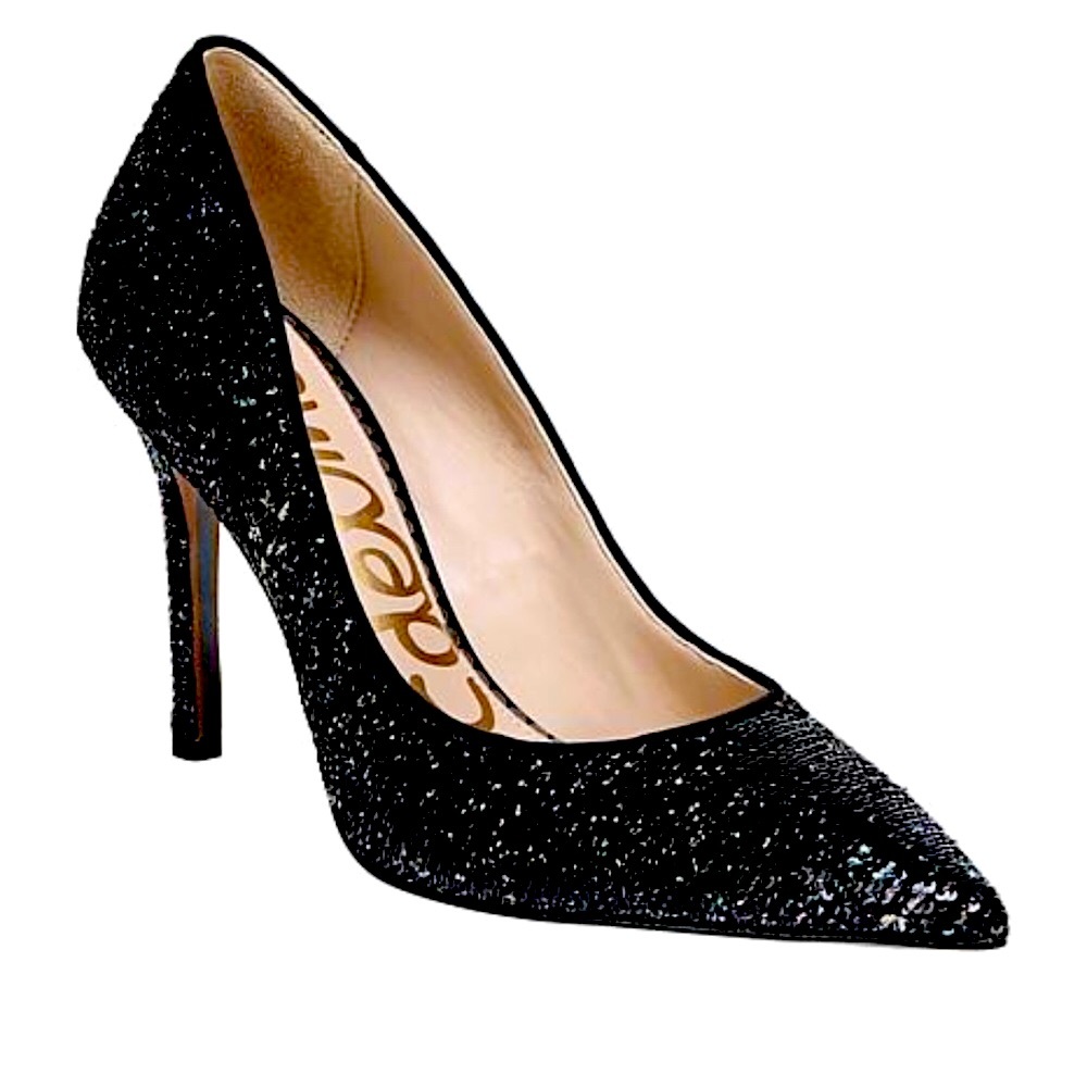 Sam Edelman Sparkly Sequin Hazel Pointed Toe Heels - image 3